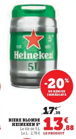 Super U HEINEKEN Biere blonde offre