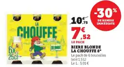 Super U LA CHOUFFE Biere blonde offre