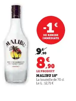 Super U MALIBU 18° offre