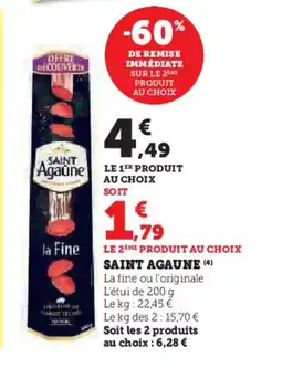 Super U SAINT AGAUNE offre