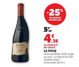 Super U La fioli offre