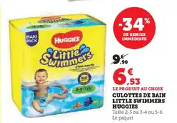 Super U HUGGIES Culottes de bain little swimmers offre