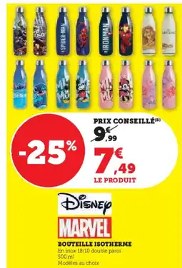 Super U Bouteille isotherme offre