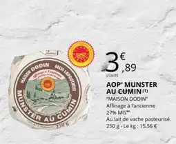E.Leclerc AOP* MUNSTER AU CUMIN offre