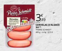 E.Leclerc CERVELAS D'ALSACE X4 offre