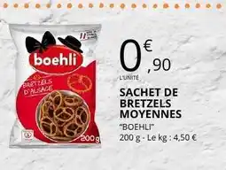 E.Leclerc SACHET DE BRETZELS MOYENNES offre