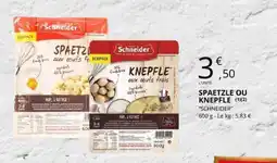 E.Leclerc SPAETZLE OU KNEPFLE offre