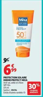 Auchan PROTECTION SOLAIRE DERMO PROTECT MIXA offre