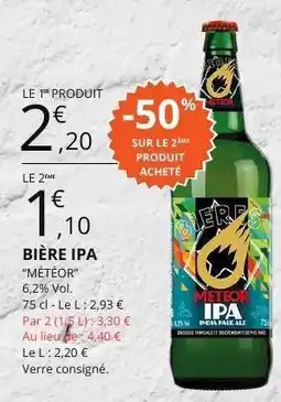 E.Leclerc BIÈRE IPA “MÉTÉOR” offre