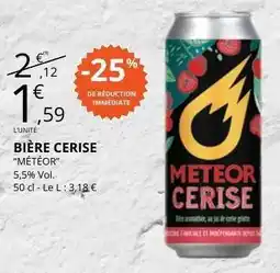 E.Leclerc BIÈRE CERISE offre