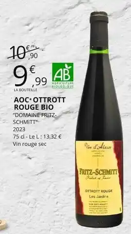 E.Leclerc AOC OTTROTT ROUGE BIO offre