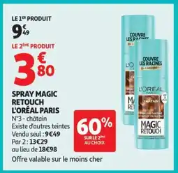 Auchan Spray Magic Retouch L'oréal Paris offre
