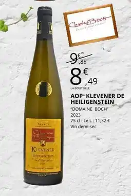 E.Leclerc AOP* Klevener de Heiligenstein offre