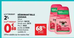 Auchan Déodorant Bille Ushuaïa offre