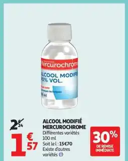 Auchan ALCOOL MODIFIÉ MERCUROCHROME offre