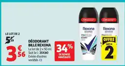 Auchan DÉODORANT BILLE REXONA offre