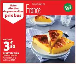 Auchan 4 PARTS DE FLAN offre