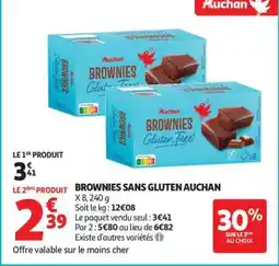 Auchan Brownies Sans Gluten Auchan offre