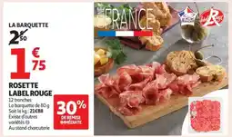 Auchan Rosette Label Rouge offre