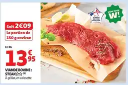 Auchan Viande Bovine : Steak offre