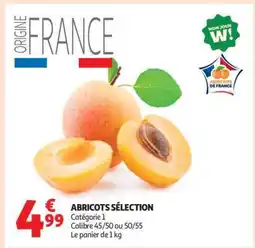 Auchan ABRICOTS SÉLECTION offre