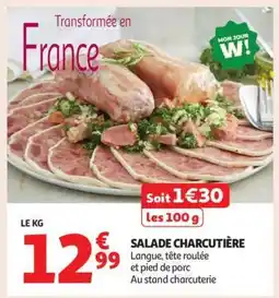 Auchan SALADE CHARCUTIÈRE offre
