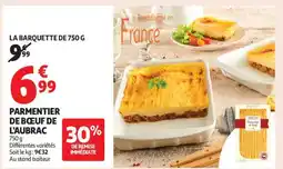 Auchan Parmentier De Bœuf De L'aubrac offre