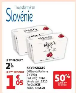 Auchan Skyr Siggi's offre