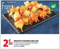 Auchan BROCHETTE SAUMON CABILLAUD offre