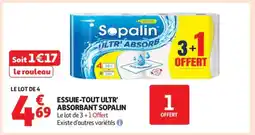 Auchan ESSUIE-TOUT ULTR' ABSORBANT SOPALIN offre