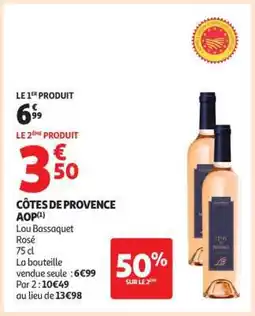 Auchan Côtes De Provence Aop offre
