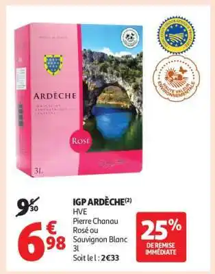 Auchan Igp Ardèche offre