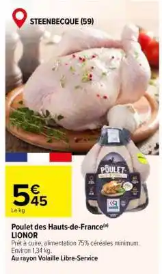 Carrefour Poulet des Hauts-de-France offre