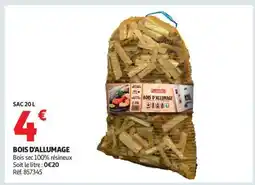Auchan Bois d'allumage offre