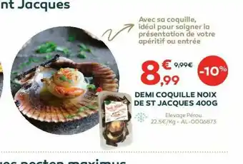 Demi Coquille Noix De St Jacques 400g
