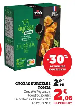 Maximarché Gyozas surgeles yomia offre