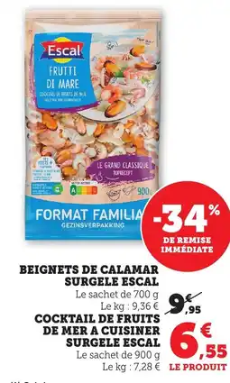 Maximarché Beignets de calamar surgele escal offre