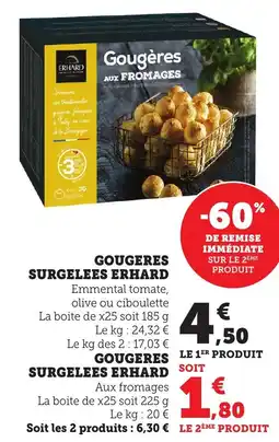 Maximarché Gougeres surgelees erhard offre