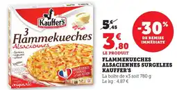 Maximarché Flammekueches alsaciennes surgelees kauffer's offre