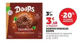Maximarché Donuts surgeles doops offre