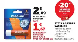 Maximarché Stick a levres vaseline offre