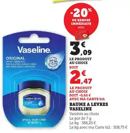 Maximarché Baume a levres offre