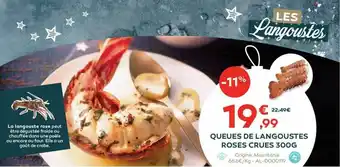 Cabesto Queues De Langoustes Roses Crues 300g offre