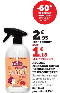 Maximarché Alcool menager super degraissant le droguiste offre