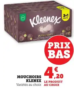 Maximarché Mouchoirs klenex offre