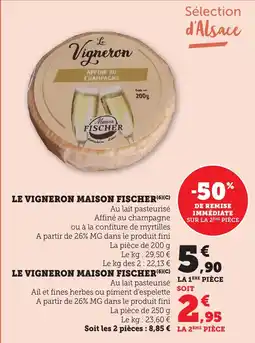 Maximarché Le vigneron maison fischer offre