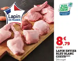 Maximarché Lapin entier bleu blanc coeur offre