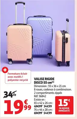 Auchan Valise rigide disco offre
