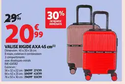 Auchan Valise rigide axa offre