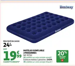 Auchan BESTWAY Matelas gonflable offre